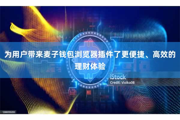 为用户带来麦子钱包浏览器插件了更便捷、高效的理财体验